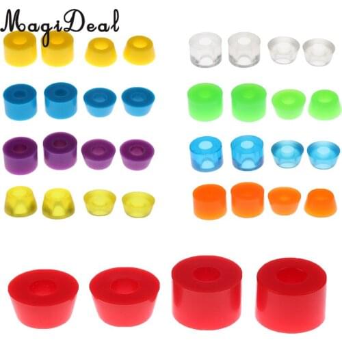 MagiDeal 2 Sets 90a Longboard Bushings Replacement Skateboard Accessories for 2 Trucks