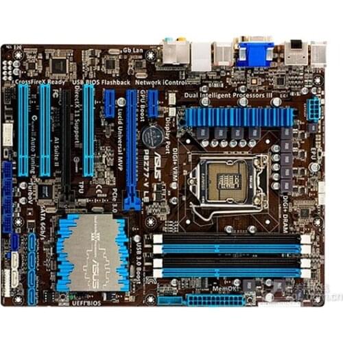 For ASUS P8Z77-V LE PC original Motherboard LGA 1155 DDR3 For Intel Z77 P8Z77 SATA II PCI-E X16 Used Desktop Mainboard