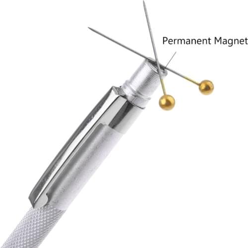 Tungsten Carbide Tip Scriber Etching Engraving Pen with Clip & Magnet for Glass/Ceramics/Metal Sheet 85AC