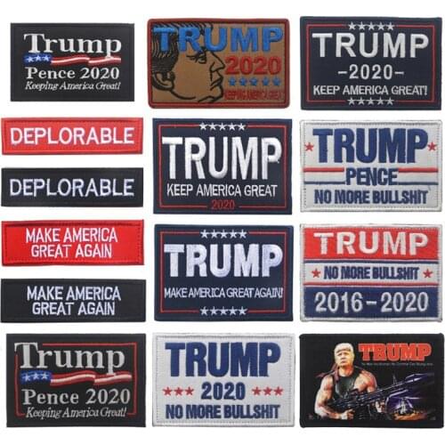 Make Keep America Great president MAGA Patch Deplorable Trump 2020 pence Patch Make Liberals Cry Again Badge Patch