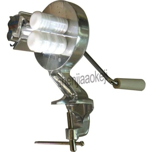 New Silver Aluminum Alloy Spaghetti Pasta Maker Home Kitchen Pasta Cooking Helper Manual Fettuccine Noodle Press Machine 1pc