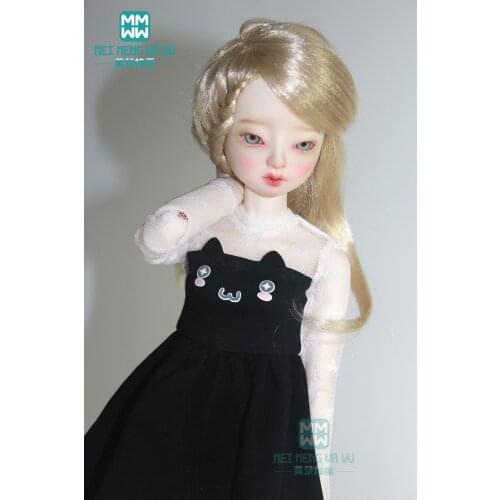 Clothes for doll fit 43cm 1/4 BJD MSD GEM,XAGADOLL Black cat ear dress