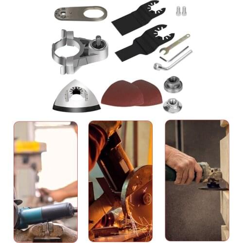 Professional Angle Grinder Changed to Universal Treasure Multifunctional Tools for Cutting Engraving Polishing Shovelling Clean