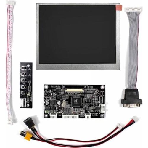 Latumab 5.6" AT056TN53 V.1 640×480 Industrial LCD Display TFT Screen Monitor with / without KYV-N2 V6 Driver Board Control Kit