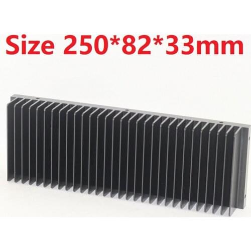 Size 250*82*33MM DIY Aluminum Chassis Heat Sink