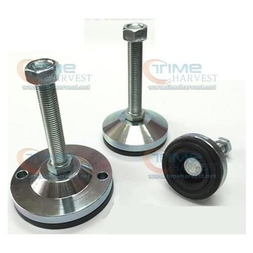 M12 screw length 50mm adjustable rubber feet with nut for Arcade Game Machine Coin operator cabinet parts amusement game machine
