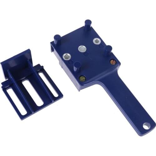 Handheld Handheld Woodworking Doweling Jig Drill Guide Wood Dowel Drilling Hole Saw Accessories Template Wood Drilling Dowelling