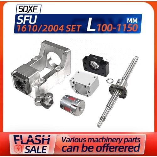 Ball screw waist nut 1610 2004 integrated screw engraving machine servo motor seat fixed seat module sliding table set