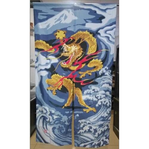 Customized Accept) Korea/Japan/China Sushi Restaurant Kitchen Doorway Split Cloth Curtain-Dragon(85*150cm)