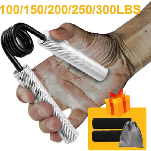 100lbs-300lbs Fitness Heavy Grips Wrist Rehabilitation Developer Alloy Hand Grip Muscle Strength Training Device Carpal Expander
