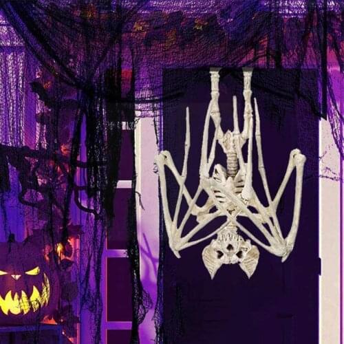 Home Decoration Animals Skeleton Ornament Drop Bones Spider Props Mouse Party Lizard Horror Creepy Bat Bonez Hallowmas Scor N4N3