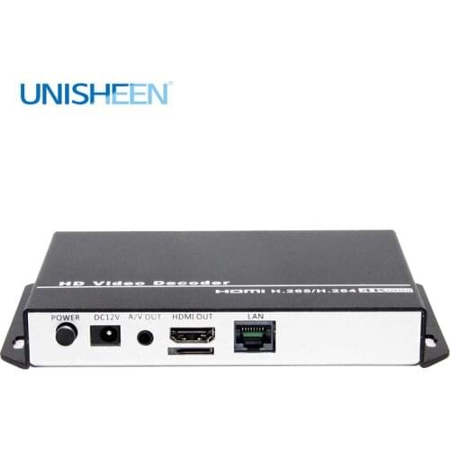 Unisheen 4K60 H.265 H.264 Low Latency Video Decoder Transmitter Remote Control Replace Topbox