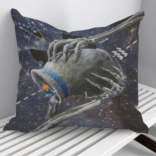 Aquarius the Water Bearer Throw Pillows Cushion Cover On Sofa Home Decor 45*45cm 40*40cm Gift Pillowcase Cojines Dropshipping