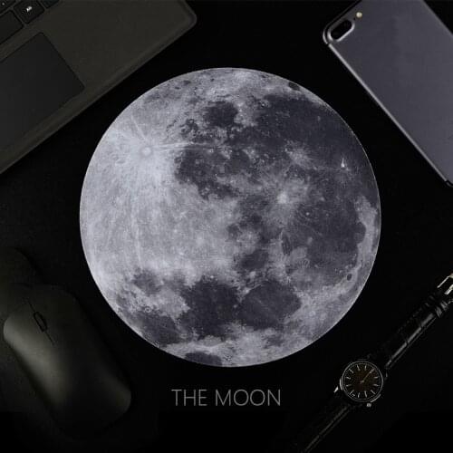 22cm Circle Round The Moon Gaming Working Personalized Durable Mouse Pad Mat Comfort Mice Pads