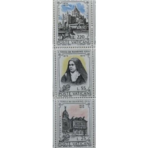 A2 3PCS vatican, 1973， Post Stamps Postage Collection