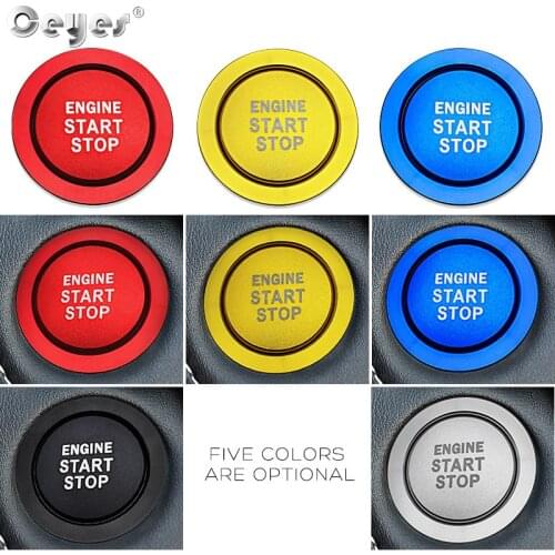 Ceyes Car Styling Accessories Engine Start Ring Case For Toyota Camry Corolla Cruiser Highlander C HR Rav4 Levin Stickers Covers