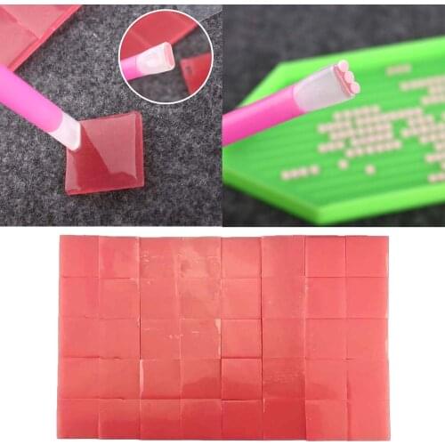 50pcs DIY Diamond Painting Rhinestone Drawing Embroidery Cross Stitch Glue Clay Mosaic Beads Puzzle Handmade Craft Tools Toy