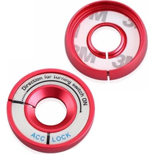 Aluminum Alloy Luminous Ignition Key Ring Interior Conversion FOR Volkswagen/Lavida line speed FOR Teng/Tiguan/Bora/Magotan