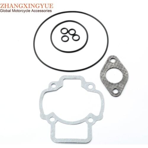 Scooter 50cc 70cc Top End Gasket Set for Piaggio Nrg Extreme Rst Mc2 Zip Sp 50 2-Stroke