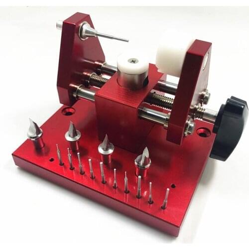Strapping machine equipped 11 SKD61 punch pins watch case bottom cover machine Open back cover Disassembly table Limit function