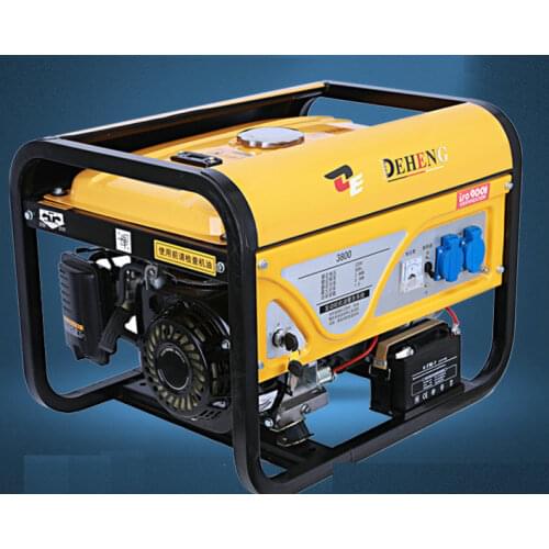 220V 3KW single-phase single-cylinder four-stroke gasoline generator Family/outdoor camping portable power generation equipment