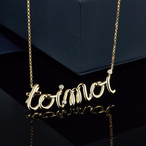 Fashion Trend English Letter Necklace Metal Pendant Necklaces For Women Female Jewelry Party Gift 2020 New Zk30