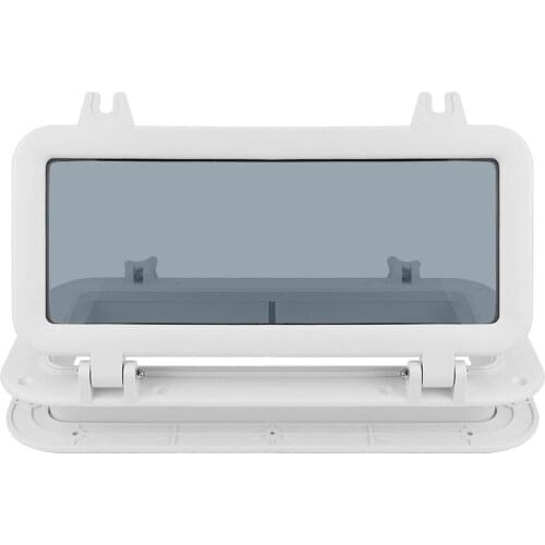 2 Pieces Boat Yacht Rectangle Opening] Porthole 320x120mm Replacement Window