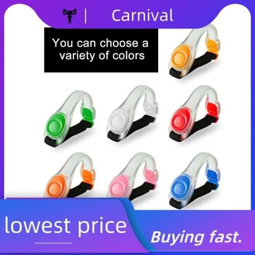 LED Luminous Bracelet Foot Ring Neon Car Light Decoration Safety Warning Light Fluorescent Night Running Signal Light