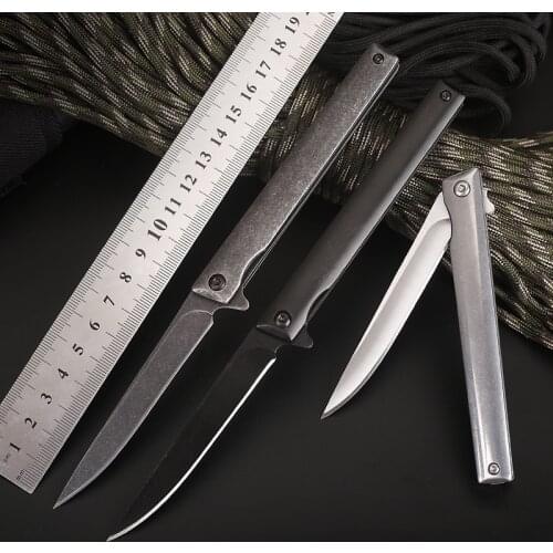 Tactical M390 Folding Knife Hunting Camping High Hardness Military Survival EDC Tool Pen Knives with Sheath
