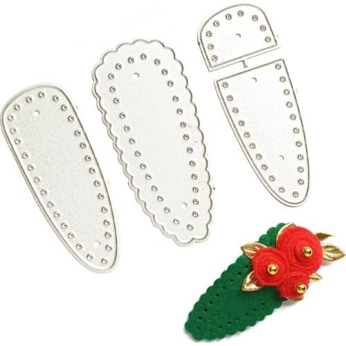 Hair clip Metal Cutting Dies for DIY Scrapbooking Album Paper Cards Decorative Crafts Embossing Die Cuts