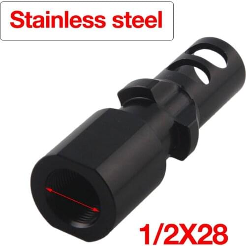 1/2x28 M13.5x1L 9mm stainless steel with 3 Tri Lug structure 5/8x24 Thread accessory