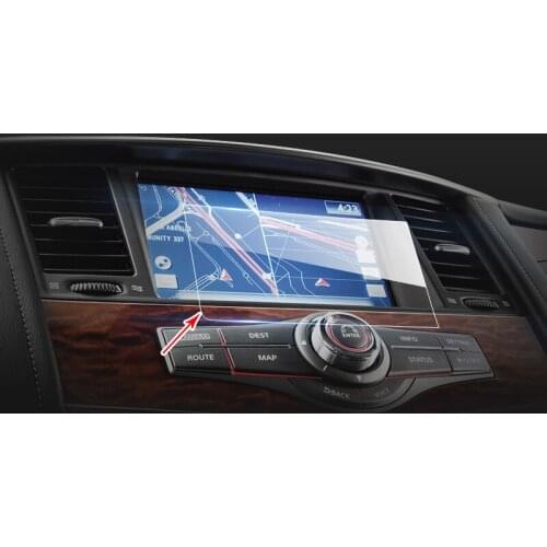 1pc for PATROL Y62 Navigation screen Toughened film protect Scratch proof