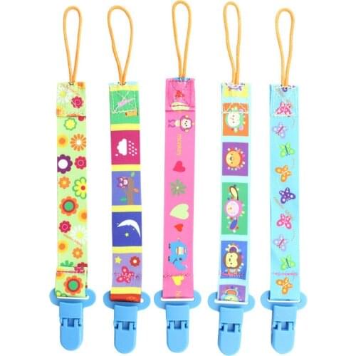 1pc Baby Pacifier Clips Holder Newborn Soother Clip Chain Personalised Infant Present Gifts Personalized Baby Accessories