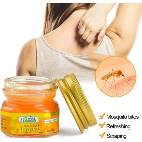1pcs Thailand Herbal Orange Ointment Mint Cool Cream For Headache Toothache Dizziness Pain Relief Balm Refresh Oil
