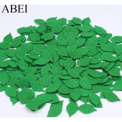 100pcs/lot Handmade mini Green Leaf Artificial small leaves for Wedding Party Scrapbook Home Decoration fake green leaves