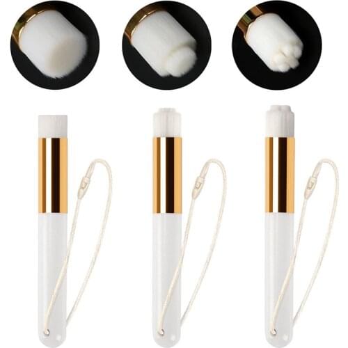 15PCS Nose Deep Clean Brush Face Nasal Pore Cleaning Brush Blackhead Remover Tool with Lanyard)