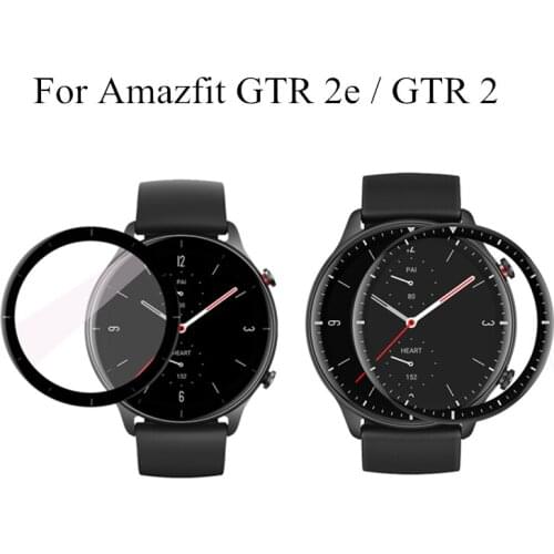 3D Curved Edge Soft Fibre Glass For Huami Amazfit GTR 2 2e Cover Screen Protector Film for Amazfit GTR 2e Watch Protective Cover