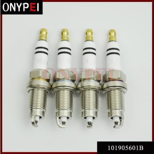 4-6 Pcs 101905601B 0241235674 Normal Spark Plug For Skoda Seat Polo Golf Canddy Fabia Ibiza 101 905 601B F7HER2