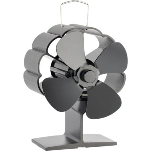 4-Blade Stove Fan Heat Powered Fan for Wood Burning Stoves or Fireplaces Quiet Saving Fuel Efficiently SF118S