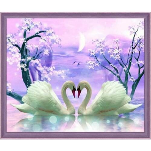 5d Diamond Painting New Arrivals Swan Diamond Embroidery Mosaic Cross Stitch Animals Handmade Gift Home Decor