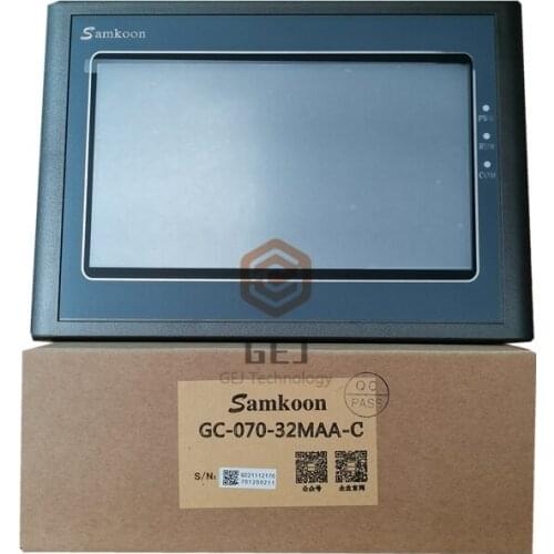 7inch GC-070-32MAA-C Samkoon DC 24V 800*480 Resolution 2-way Analog Ouputs 2-way High speed pulse outputs Integrated PLC