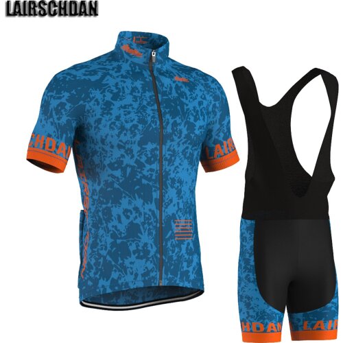 LairschDan Bike Riding Cycling Jersey Mens Summer Short Sleeves Breathable MTB Cycling Clothing Bike Jersey Set Maglia Ciclismo