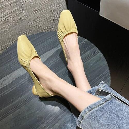 Кожаные туфли-лодочки GLIRUIS China At AliExpress