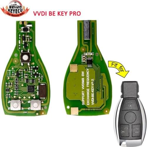 KEYECU Replacement Xhorse VVDI BE Key Pro Improved Version Remote Key Board Only for Mercedes-Benz 2014 Before