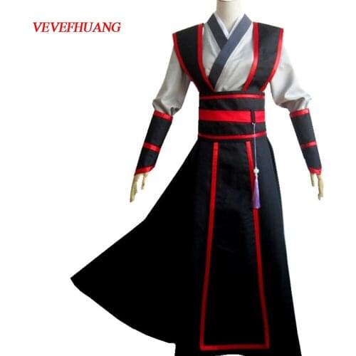 VEVEFHUANG Mo Dao Zu Shi Cosplay Wei Wuxian Young Grandmaster of Demonic Cultivation Costume Men Anime Wei wuxian
