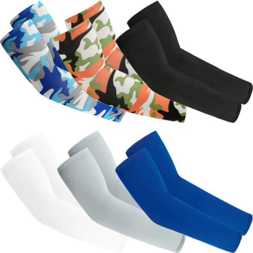 Summer Cold Arm Sleeves Outdoor Sun Protection Running Riding Fishing Digital Printing Sports Protective Arm Sleeves