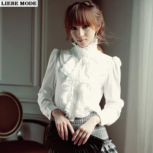 Черные блузки LIEBE MODE China At AliExpress