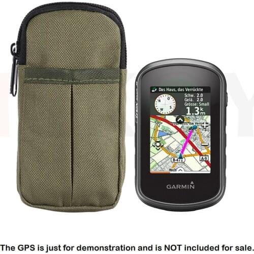 Multi-Function MOLLE Military Belt Pouch Bag Protable Protect Waterproof Nylon Case for Hiking GPS Garmin eTrex Touch 25 35