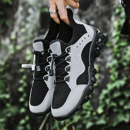 Mens Sports Shoes Breathable Male Sneakers Outdoor Climb Shoes