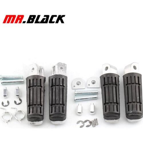 Motorcycle Front Rear Footrests Foot pegs For Yamaha XJR400 XJR1200 XJR 1300 FZ400 FZ6N/S FZ1N/S FZ6 FZ1000 FJR1000 FJR1300